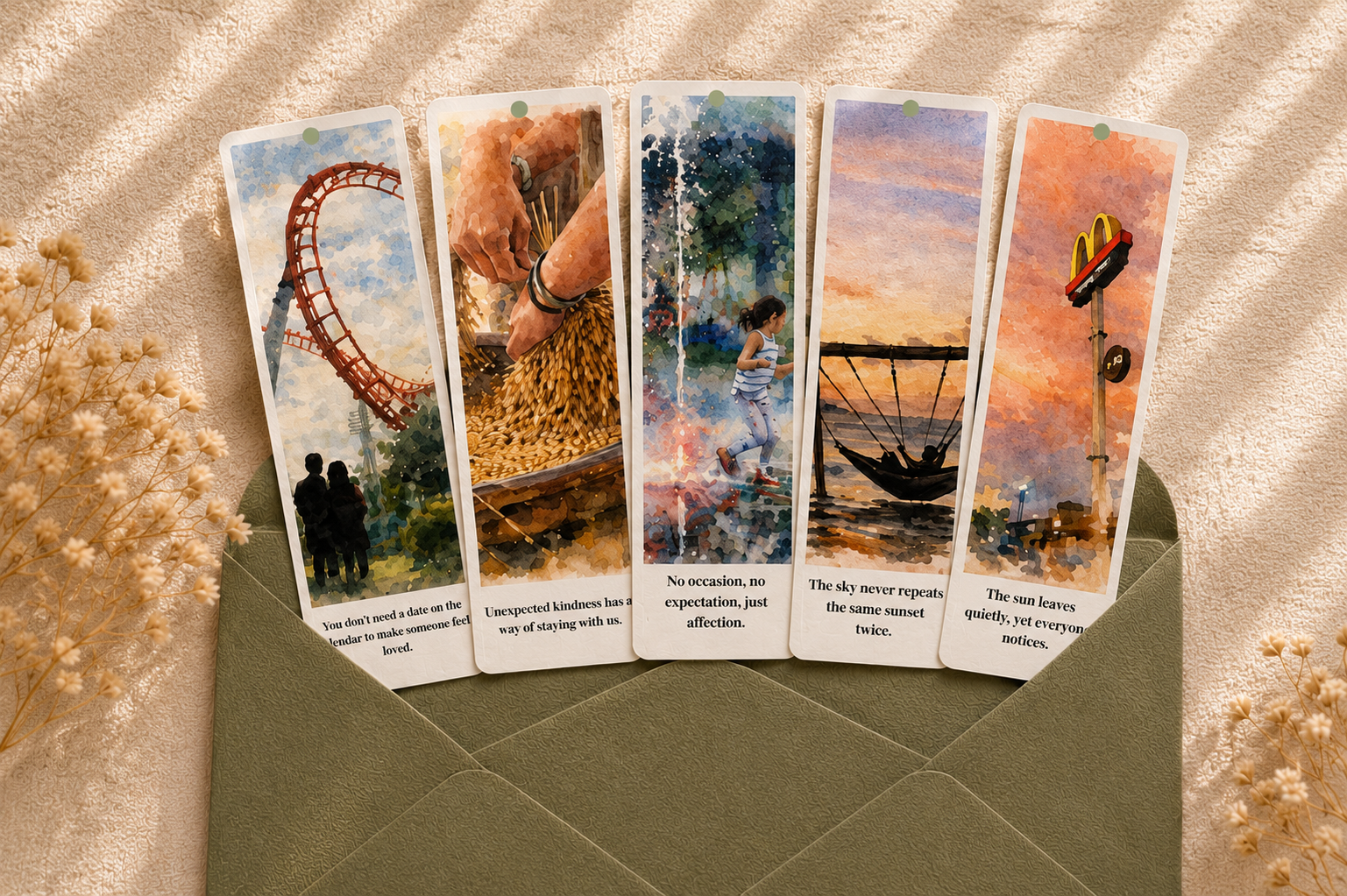 Everyday Moments | Watercolor Bookmark Collection - Image 3