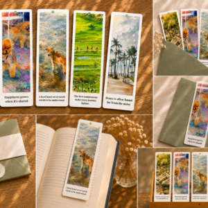 Kindred Paths | Watercolor Bookmark Collection