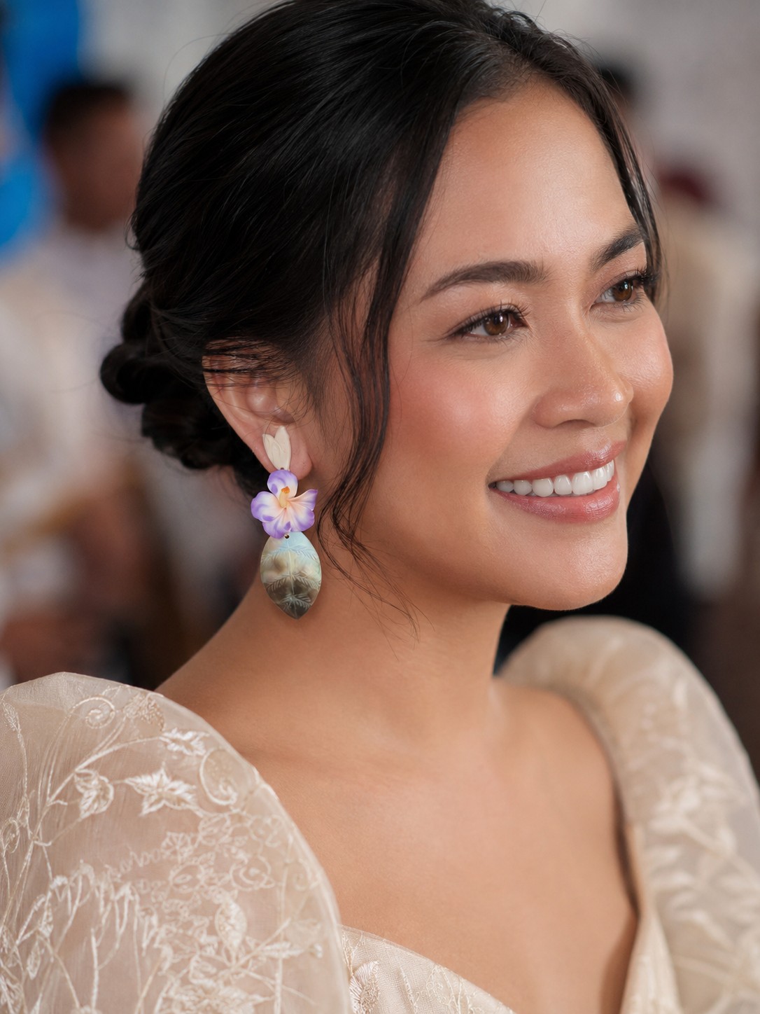 Amihan Bloom | Petal and Pearl Collection Earrings - Image 3