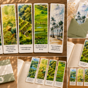 Passing By | Watercolor Bookmark Collection