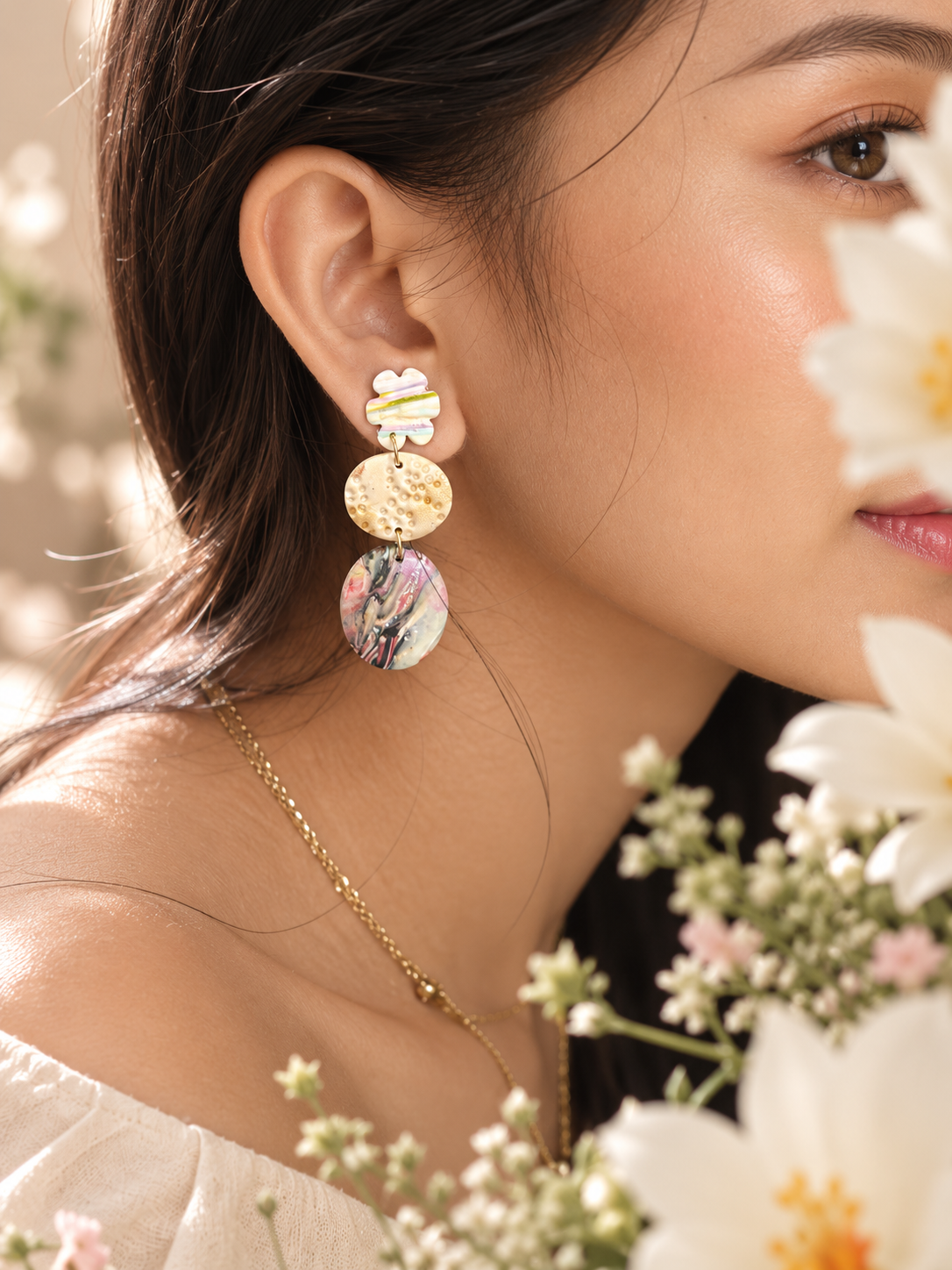 Desert Bloom | Abstract Collection Earrings - Image 8