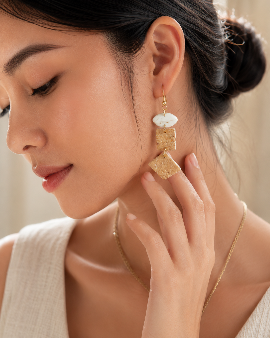 Desert Bloom | Abstract Collection Earrings - Image 3