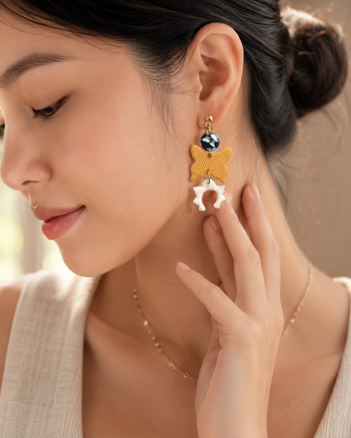 Desert Bloom | Abstract Collection Earrings - Image 2