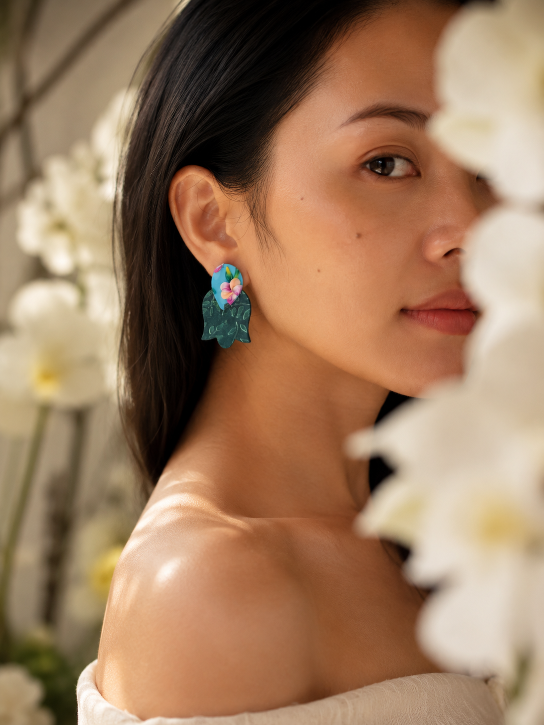 Blue Sonata | Abstract Collection Earrings - Image 8