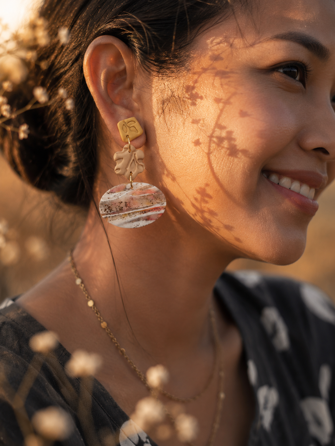 Pastel Harmony | Abstract Collection Earrings - Image 9
