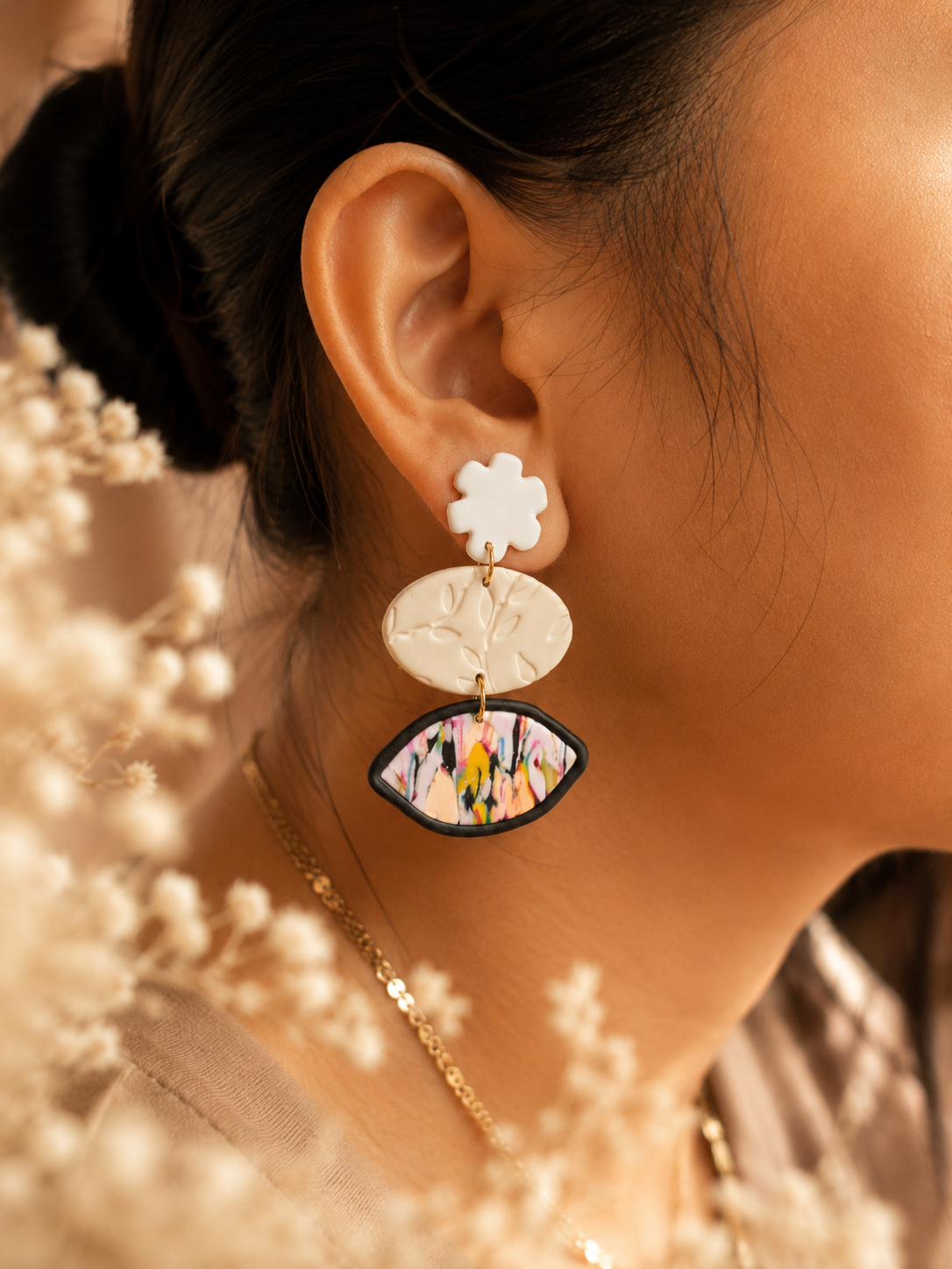 Blue Sonata | Abstract Collection Earrings - Image 5