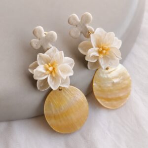 Solana Bloom | Petal and Pearl Collection Earrings