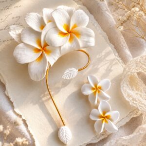 Isla Kalachuchi Ear Cuff | Bloom & Beyond Collection