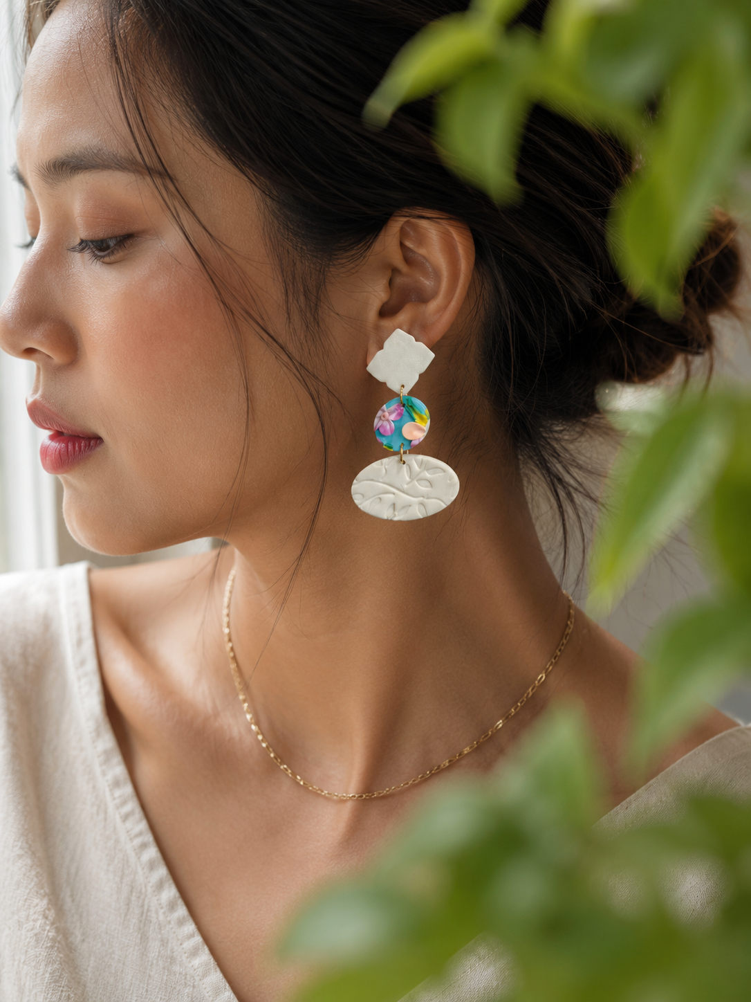 Blue Reverie | Abstract Collection Earrings - Image 9