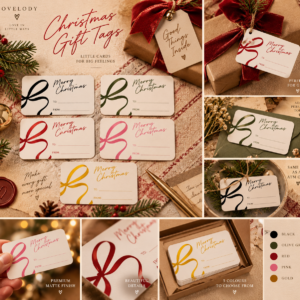 Merry Little Wishes | Christmas Gift Tags