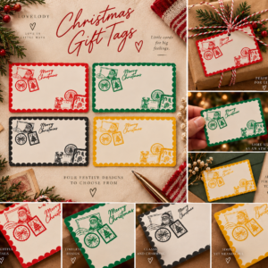 Christmas Post | Vintage Christmas Gift Tags