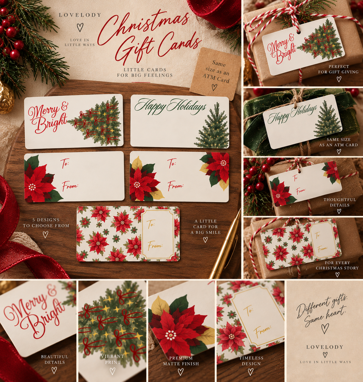 Merry & Bright | Christmas Gift Tags