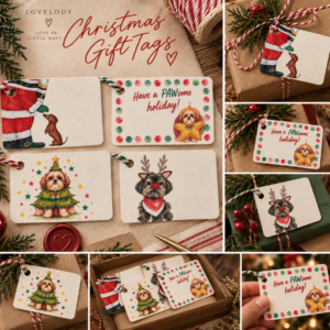 Very Merry Pupmas | Christmas Gift Tags